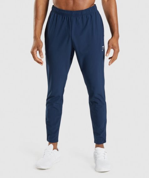 Men's Gymshark Arrival Woven Jogger Navy | CA A05368